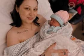 Ashlee with little Ever Rose