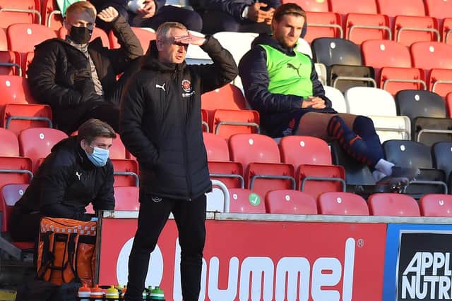 Blackpool head coach Neil Critchley has his sights set high
