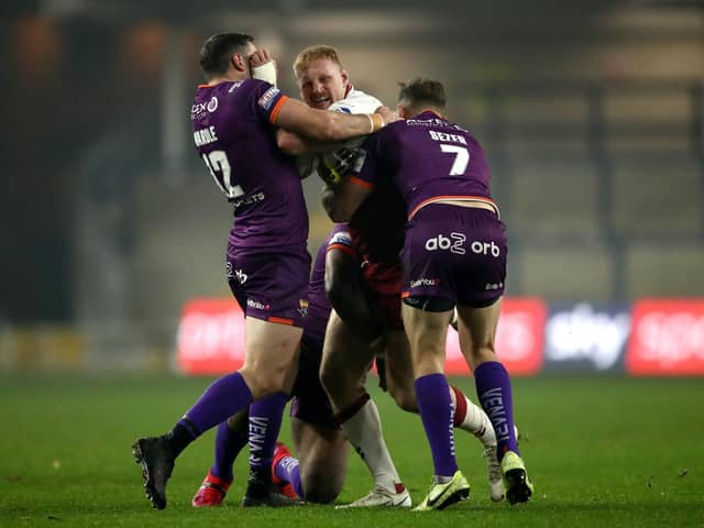 Wigan Warriors' Joe Bullock began his career with Blackpool Scorpions