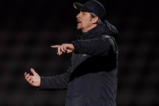 Joey Barton has called on his Fleetwood players to fulfil expectations in their second match against Blackpool in four days