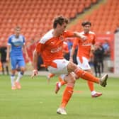 Matty Virtue made his first Blackpool appearance since August at Fleetwood Town this week