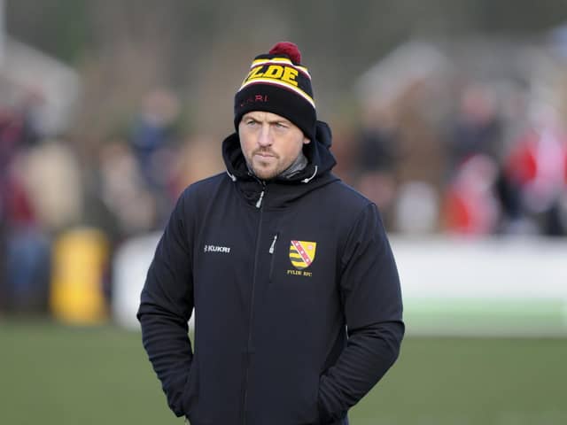 Fylde RFC head coach Warren Spragg