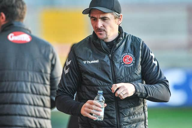 Fleetwood Town boss Joey Barton   Picture: Stephen Buckley/PRiME Media Images Limited