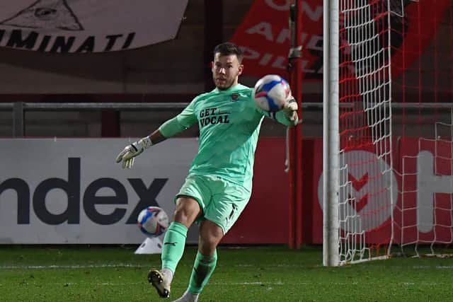 Chris Maxwell is targeting a third successive clean sheet in the league against Oxford United tomorrow