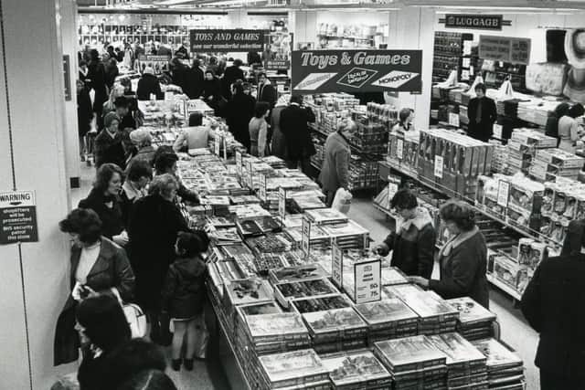 Christmas shopping in Blackpool British Home Stores