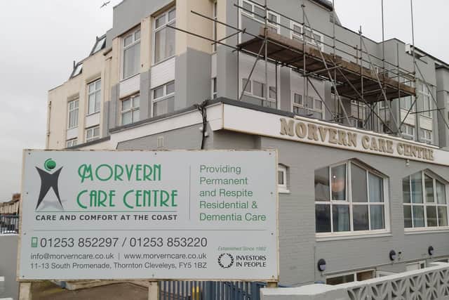 Morvern Care Centre on Cleveleys Promenade has been ordered to close by Lancashire Fire and Rescue, following "extensive non-compliance" of fire safety measures. Photo: Daniel Martino for JPI Media