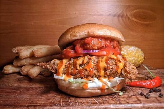 Seitan Hustle specialises in vegan fast food made from seitan - a meat substitute made from wheat protein