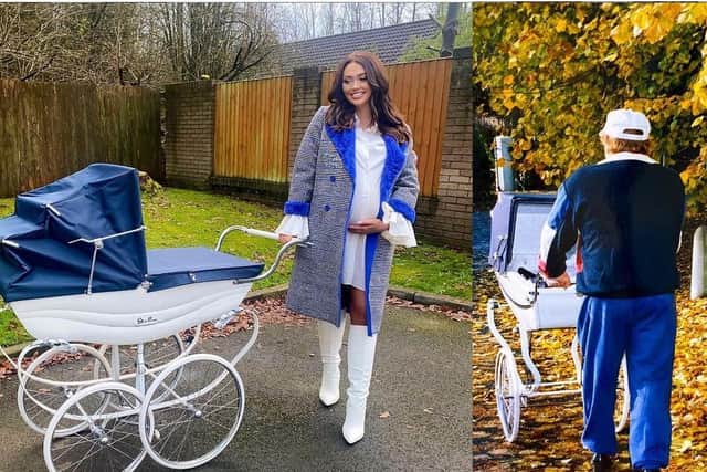 Charlotte Dawson has shared her pram, the same one she was pushed in by her father Les - Copyright: Instagram - Charlotte Dawson