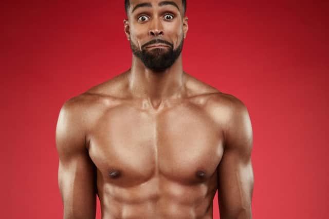 Dancing on Ice judge Ashley Banjo in the Real Full Monty on Ice