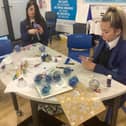 Highfield pupils make decorations