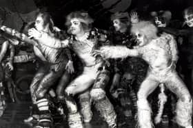 A scene from Cats the musical in Blackpool, 1989