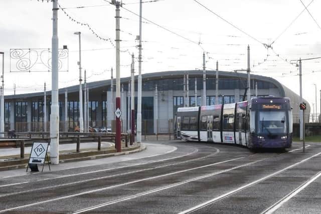 The tram depot at Starr Gate, Blackpool, on Monday, December 14, 2020 (Picture: Dan Martino for The Gazette)