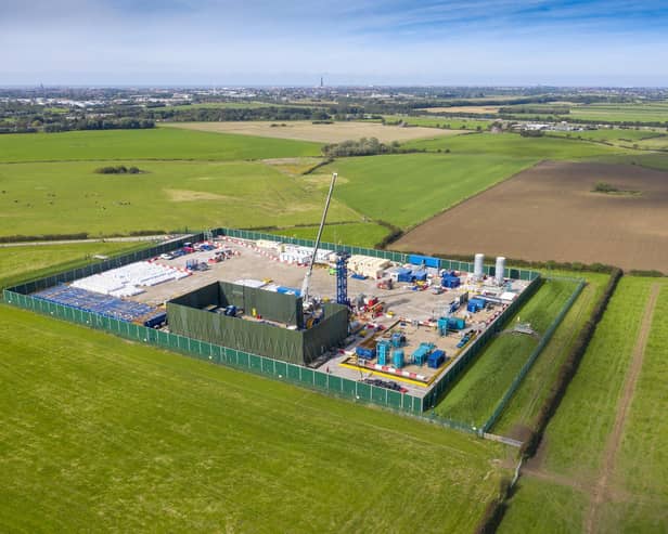 The Preston New Road site after the drilling rigs had gone