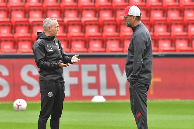 Liverpool boss Jurgen Klopp with Neil Critchley
