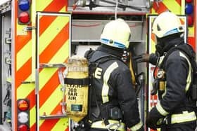 Three fire engines from Bispham and Fleetwood rushed to tackle the flames.