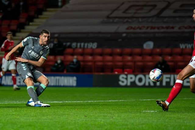 Ched Evans leaves Fleetwood Town after 37 goals in 99 appearances for the club  Picture: Liam McAvoy/PRiME Media Images Limited