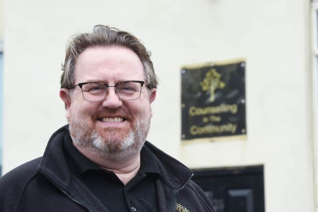 Stuart Hutton-Brown, founder and manager of Counselling in the Community, is looking forward to 2021, with the prospects of opening a second hub to help Blackpool's mental health sufferers. Photo: Daniel Martino for JPI Media