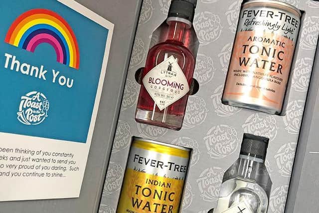 Lytham Gin is among the local products being offered by A Toast in the Post