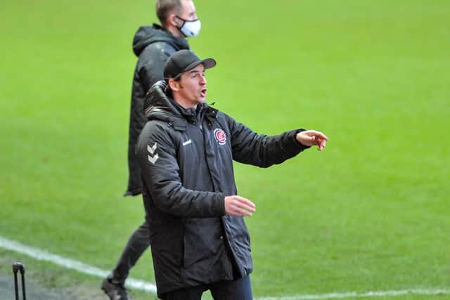 Fleetwood Town head coach Joey Barton  Picture: Stephen Buckley/PRiME Media Images Limited
