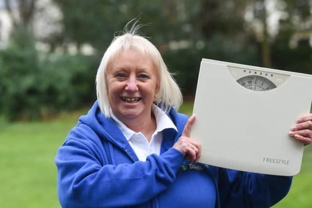 Mayor of Wyre, Coun Andrea Kay, has started a sponsored slim for charity