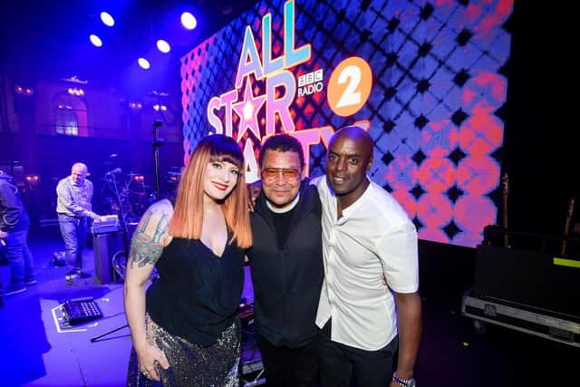 The venue has hosted some of the world's biggest bands from Queen to Oasis. In 2019 Radio 2 held its All Star party in the ballroom. Pictured DJs Ana Matronic, Craig Charles and Trevor Nelson