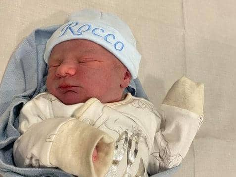 Rocco James Glynn Berry was born at 3:34 am on December 25