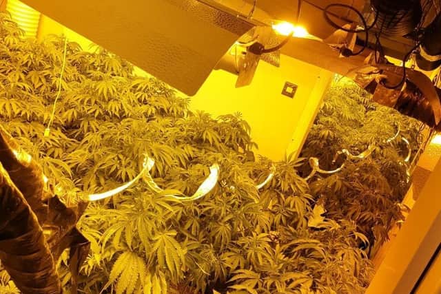 The home was raided by Fylde Neighbourhood Officers, working alongside Fylde and Wyre Taskforce, yesterday morning (Wednesday, December 30).