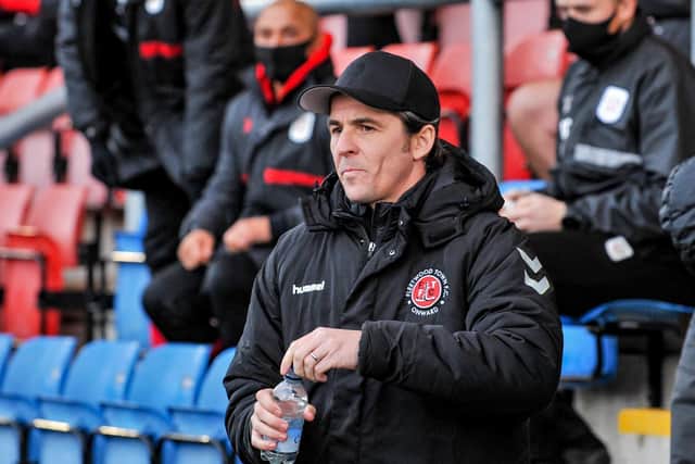 Former Fleetwood Town head coach Joey Barton.