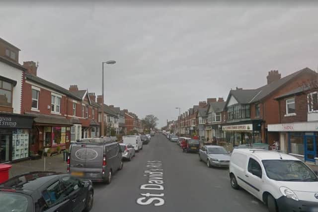 A man in his mid-30s has been taken to hospital in a serious condition after a crash involving a car and a van in St David's Road South, St. Annes on Sunday evening (January 3). Pic: Google
