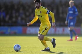 Ched Evans in action for Fleetwood.