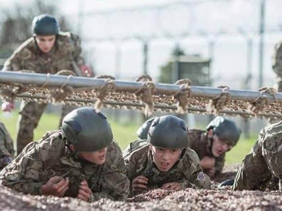 Fleetwood's Royal Marines Cadets are holding virtual meetings now but hope to get back to these kinds of  outdoor activities after lockdown