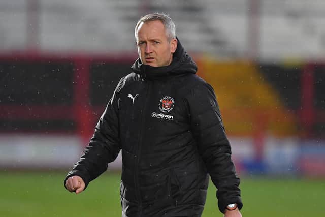 Blackpool boss Neil Critchley