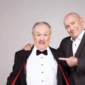 Bobby Ball with his long-time comedy partner Tommy Cannon
