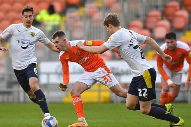 Ben Woodburn has struggled for game time at Blackpool
