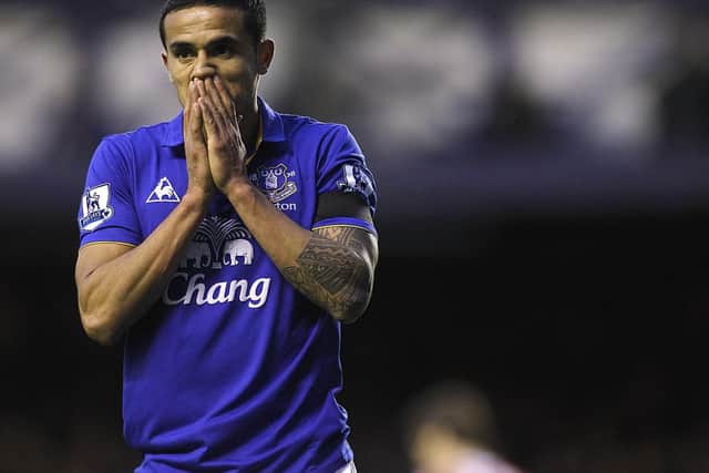 Tim Cahill in his Everton days