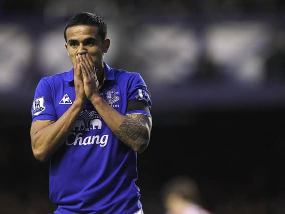Tim Cahill in his Everton days