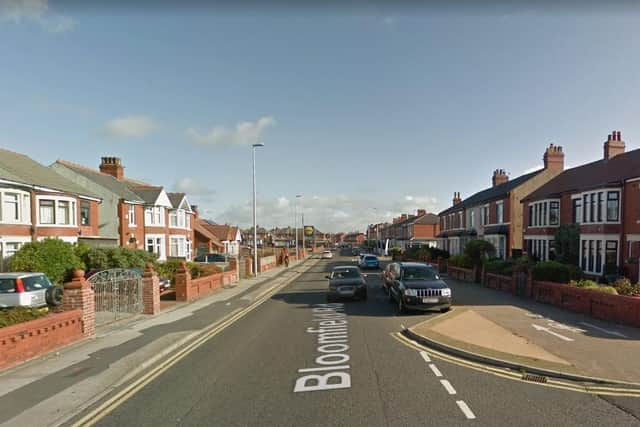 Two fire engines attended a chimney fire at a home in Bloomfield Road, Blackpool yesterday evening (Thursday, January 7). Pic: Google