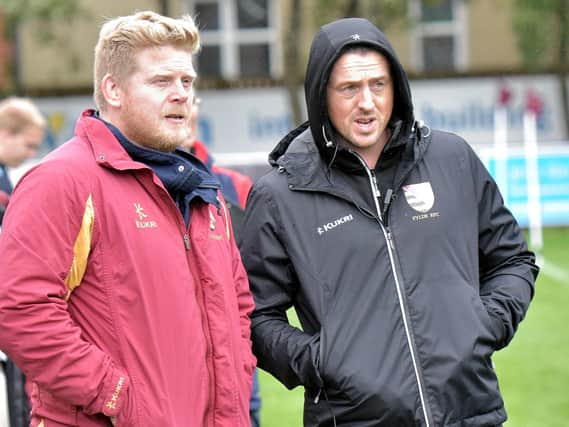 Alex Loney (left) forms half of the new head coaching team stepping up to replace Warren Spragg (right) at Fylde