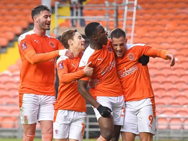 Jerry Yates and Gary Madine scored Blackpool's goals during normal time