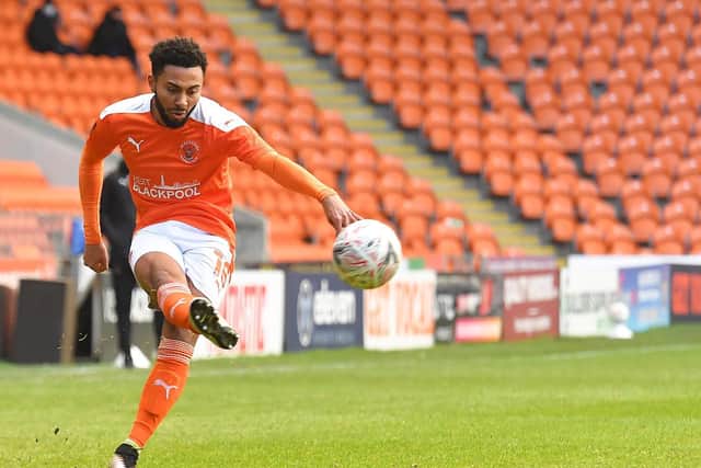 Grant Ward was among three Blackpool players forced off during Saturday's FA Cup win