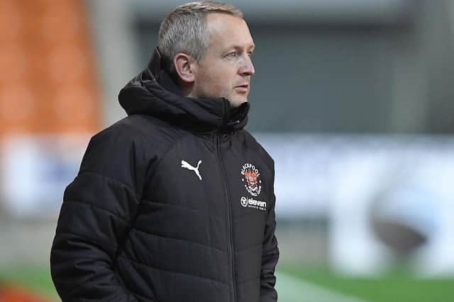 Blackpool boss Neil Critchley