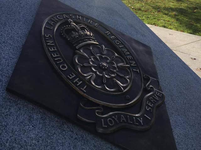 Queen's Lancashire Regiment Memorial at the National Arboretum
