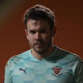 Chris Maxwell sat out two Blackpool matches after testing positive for Covid