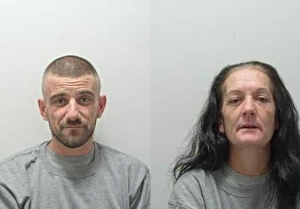 David Carney (pictured left) and Tracey Fielding (pictured right) were jailed for a total of 26 years. (Credit: Lancashire Police)