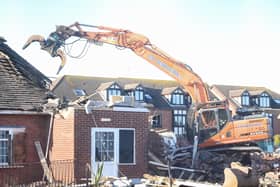 Demolition has begun at the former Sandpiper pub in Cleveleys to make way for new housing association properties. Photo: JPI Media