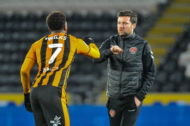 Fleetwood Town's acting head coach Simon Wiles   Picture: Stephen Buckley/PRiME Media Images Limited