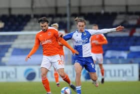 Blackpool lost their last league game at Bristol Rovers