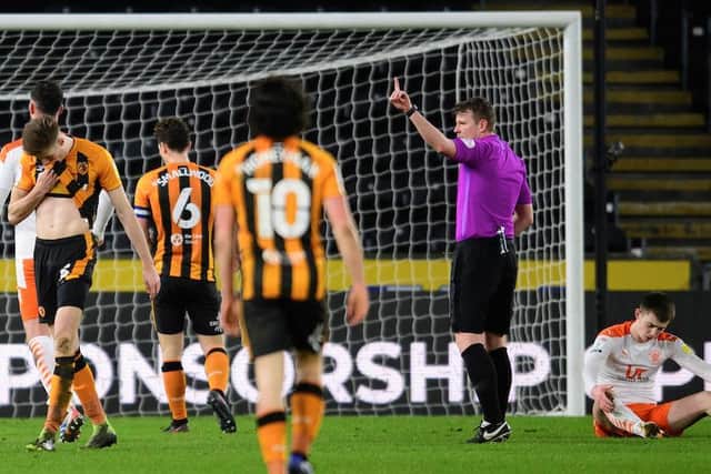 The game turned on its head when Reece Burke was sent off for Hull