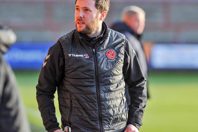 Fleetwood Town's acting head coach Simon Wiles   Picture: Stephen Buckley/PRiME Media Images Limited