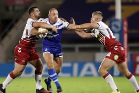 Harry Rushton (right) had earned his Canberra Raiders deal before making his Super League debut for Wigan against St Helens last season